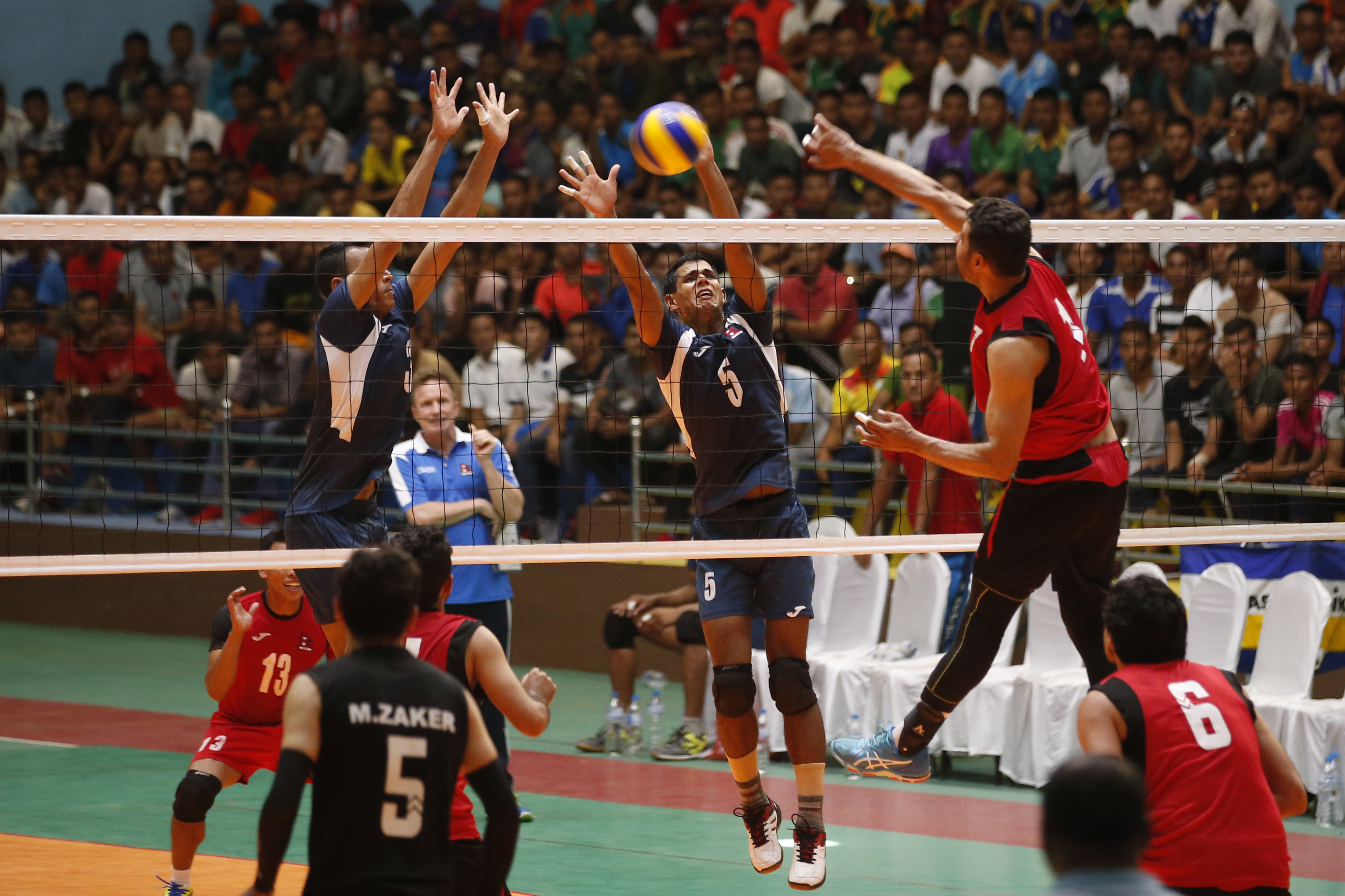 Nepal win friendly volleyball against Afghanistan